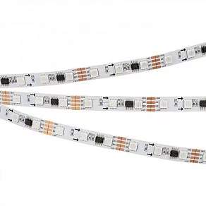 Лента светодиодная Arlight SPI-5000-RAM-5060-60 12V Cx3 RGB-Auto (10mm, 12W/m, IP20) 028871