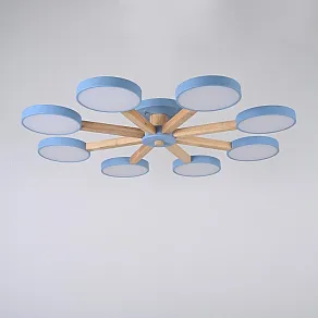 Люстра на штанге Imperiumloft TURNA Blue TURNA01