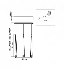 Подвесной светильник Lightstar Punto 807037