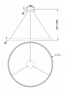 Подвесной светильник Maytoni Rim MOD058PL-L65W4K