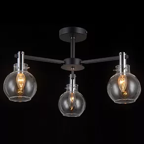 Люстра на штанге Natali Kovaltseva Sphere SPHERE 81021-3C MATT BLACK