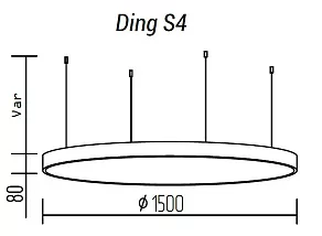 Подвесной светильник TopDecor Ding Ding S4 10
