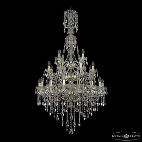Подвесная люстра Bohemia Ivele Crystal 1415 1415/16+8+4/300/XL-155/3d G