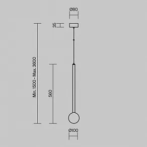 Подвесной светильник Maytoni Bubble dream MOD383PL-L4B3K