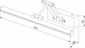Подсветка для картины Elektrostandard Monza a064137
