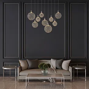 Подвесной светильник Eurosvet Gemini 90353/9 хром