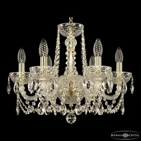 Подвесная люстра Bohemia Ivele Crystal 5402 5402/6/165 G Clear/M-1F