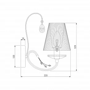 Бра Bogate's Aura 301/1 Strotskis