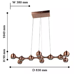 Подвесная люстра Favourite Flasks 2223-11P