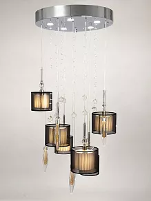 Подвесная люстра Manne Paula PL.5301-(8+4)+5CHshade