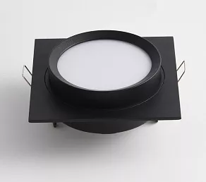 Встраиваемый светильник Maytoni Hoop DL086-GX53-SQ-B
