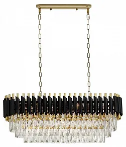 Подвесная люстра LUMINA DECO MAZINI LDP 6003-800-PR BK+F.GD