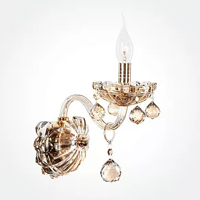 Бра Eurosvet Diamond 10052/1 золото/тонированный хрусталь Strotskis