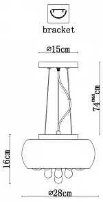 Подвесной светильник Arte Lamp Halo A7054SP-5CC
