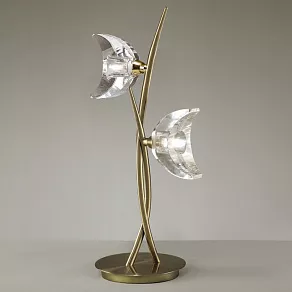 Настольная лампа декоративная Mantra Eclipse Antique Brass 1480