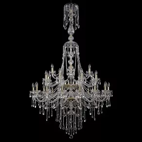 Подвесная люстра Bohemia Ivele Crystal 1415 1415/16+8+4/400/XL-185/2d/G