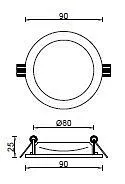 Встраиваемый светильник Deko-Light Round II 565266