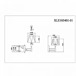 Бра EVOLUCE Lagoro SLE105401-01