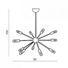 Подвесная люстра Azzardo Orbit AZ1657