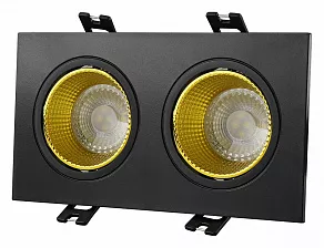 Встраиваемый светильник Denkirs DK3020BYE DK3072-BK+YE