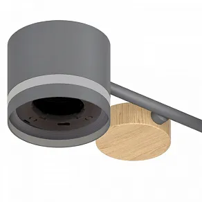 Люстра на штанге Reluce 68730 68730-0.3-10 GX53 GREY+WOOD