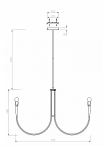 Люстра на штанге Freya Branches FR5253PL-08N