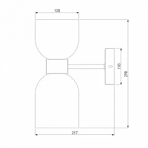Бра Eurosvet Tandem 60118/2