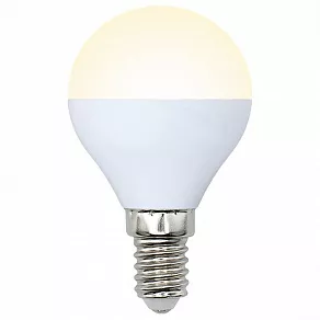 Лампа светодиодная Uniel Optima E14 6Вт 3000K LED-G45-6W/WW/E14/FR/O