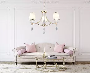 Подвесная люстра LUMINA DECO Dominni LDP 9268-3 GD