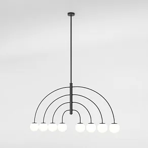 Люстра на штанге Eurosvet Cenacolo 30179/8 черный