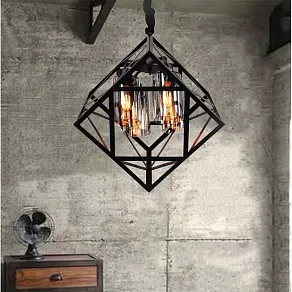 Подвесная люстра LUMINA DECO Brutte LDP 11339-4 BK