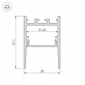 Профиль универсальный Arlight SL-COMFORT 031730
