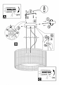 Подвесной светильник Eglo Roverato 94011