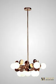 Люстра на штанге AM-Group  AM393 SP10 GOLD