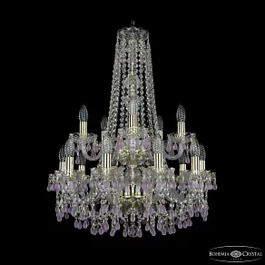 Подвесная люстра Bohemia Ivele Crystal 1410 1410/10+5/195/h-74/2d G V7010