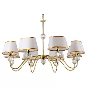 Подвесная люстра Arte Lamp White Hall A4021LM-8GO