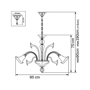 Подвесная люстра Lightstar Lotto 880087