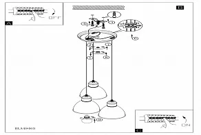 Подвесной светильник Eglo ПРОМО Priddy 49465
