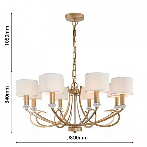 Подвесная люстра Favourite Eminentia 2600-8P