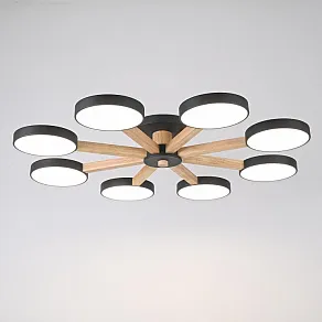 Люстра на штанге Imperiumloft TURNA Black TURNA01