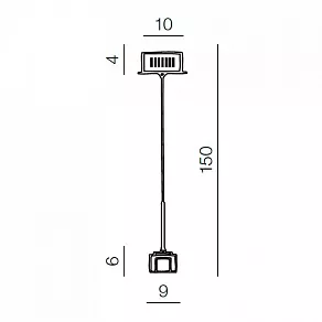 Подвесной светильник Azzardo Box 1 AZ0036