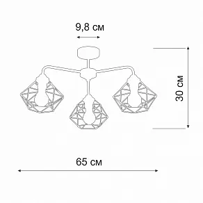 Люстра на штанге Vitaluce V4258 V4258-0/3PL