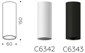 Накладной светильник Ambrella Light C C6342