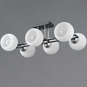 Потолочная люстра ILLUMICO TRENTO IL0791-6CSQ-25 BK CR TRENTO