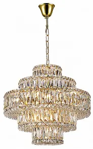 Подвесная люстра Newport 8450 8459+6/C gold