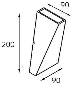 Накладной светильник Italline IT01-A807 IT01-A807 black