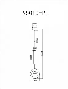 Подвесной светильник Moderli Richard V5010-PL