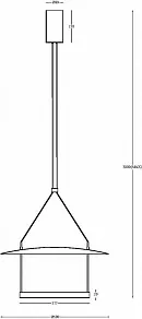 Подвесной светильник Maytoni Halo MOD280PL-L30B3K