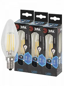 Лампа светодиодная Эра  E14 7Вт 4000K F-LED B35-7W-840-E14
