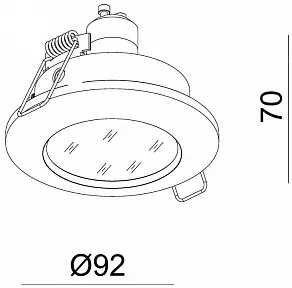 Встраиваемый светильник Deko-Light  110102